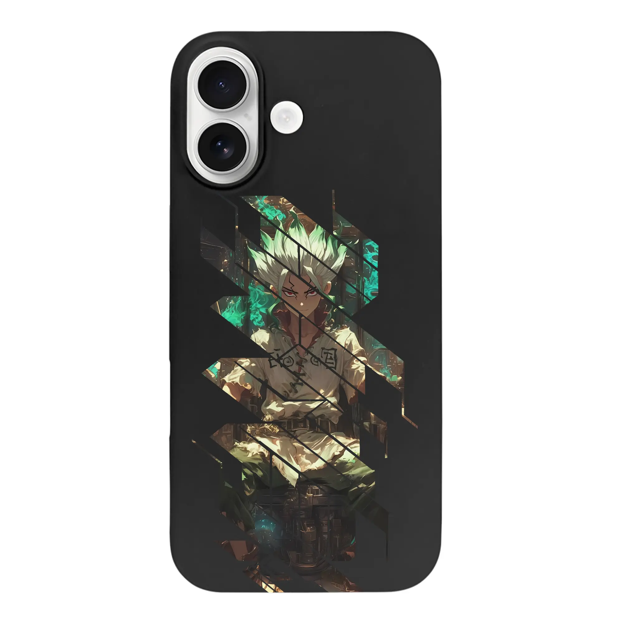 ドクターストーン グッズ,石神千空 - iPhone 17 シリーズ シリコンケース 薄型 耐衝撃 指紋防止 ソフトタッチカバー 精密フィット 傷防止 保護ケース iPhone 17/17 Air/17 Pro/17 Pro Max 対応